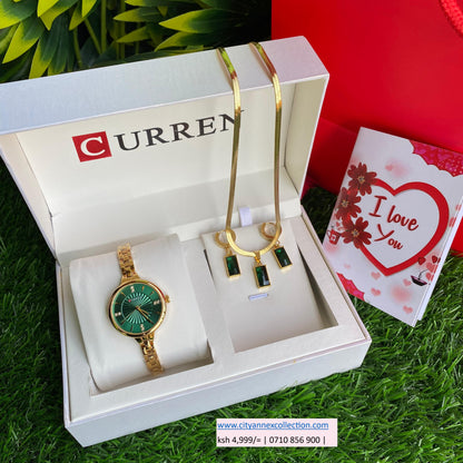 CURREN 3 in 1 VALENTINES GIFT SET