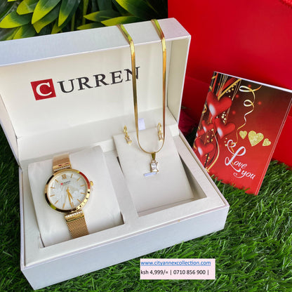 CURREN 3 in 1 VALENTINES GIFT SET