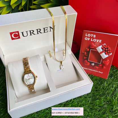 CURREN 3 in 1 VALENTINES GIFT SET