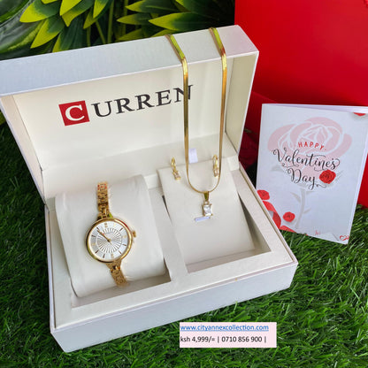 CURREN 3 in 1 VALENTINES GIFT SET