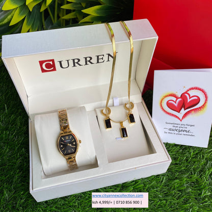 CURREN 3 in 1 VALENTINES GIFT SET