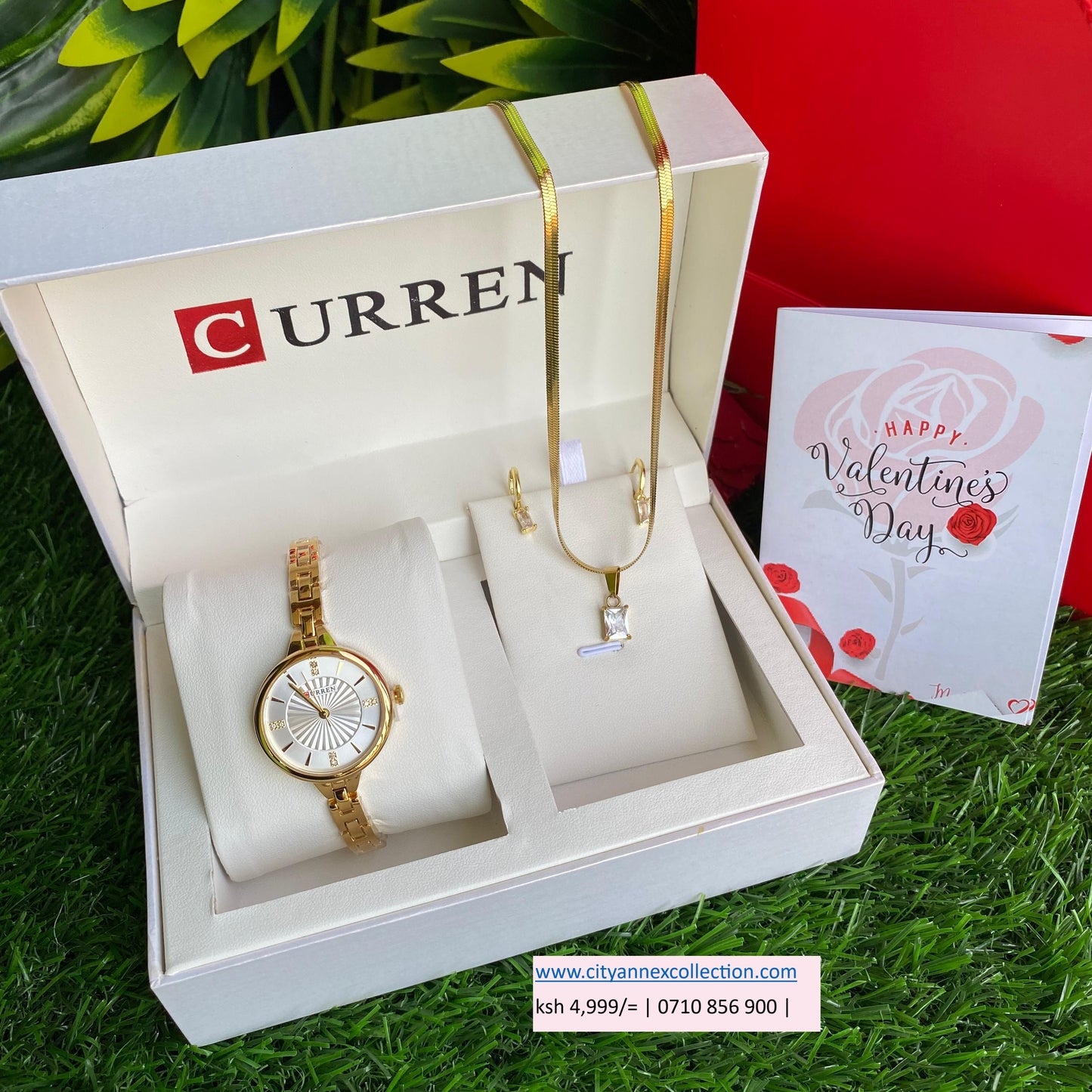 CURREN 3 in 1 VALENTINES GIFT SET