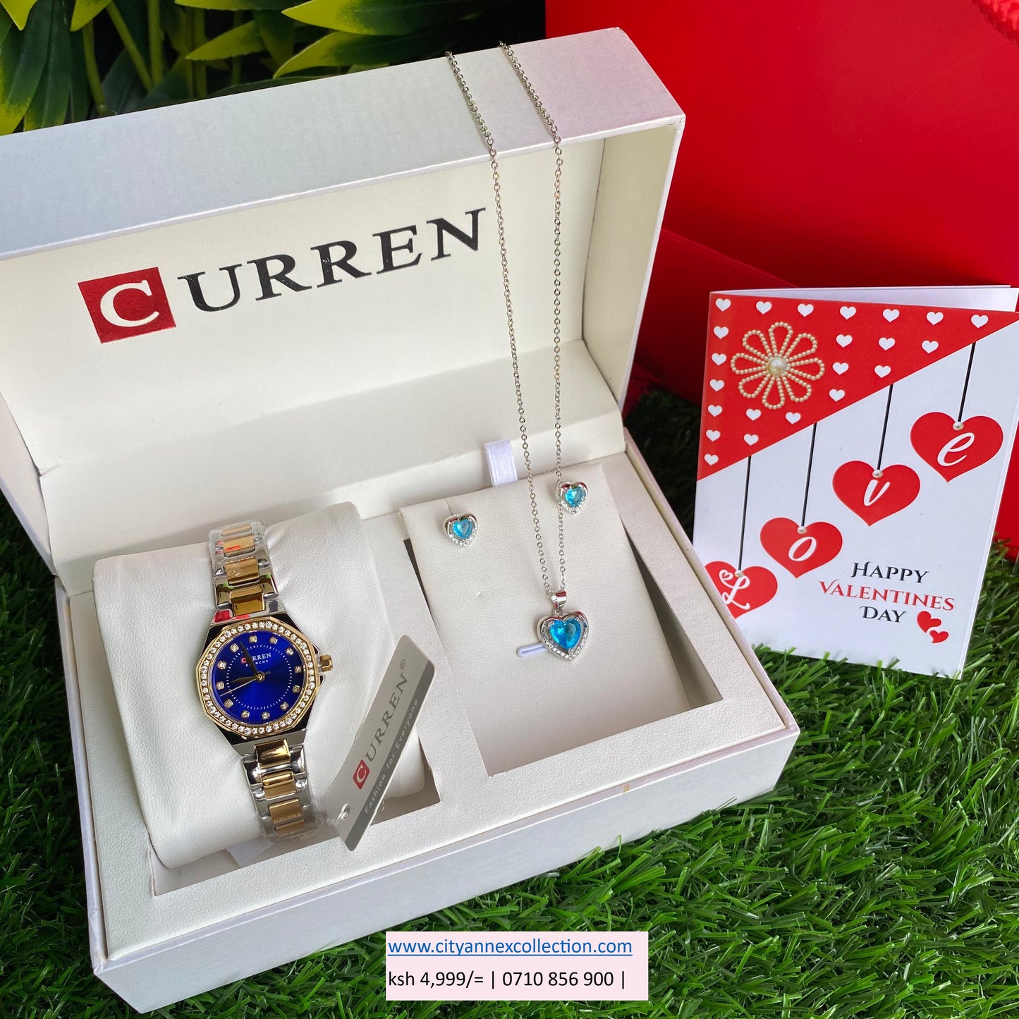CURREN 3 in 1 VALENTINES GIFT SET