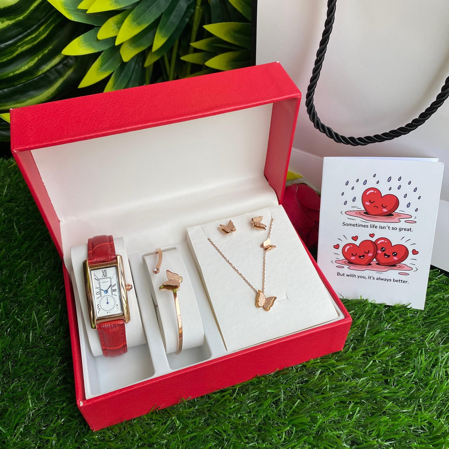 FANCY VALENTINES LADIES 4in 1 GIFT SET