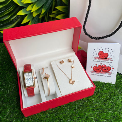 FANCY VALENTINES LADIES 4in 1 GIFT SET
