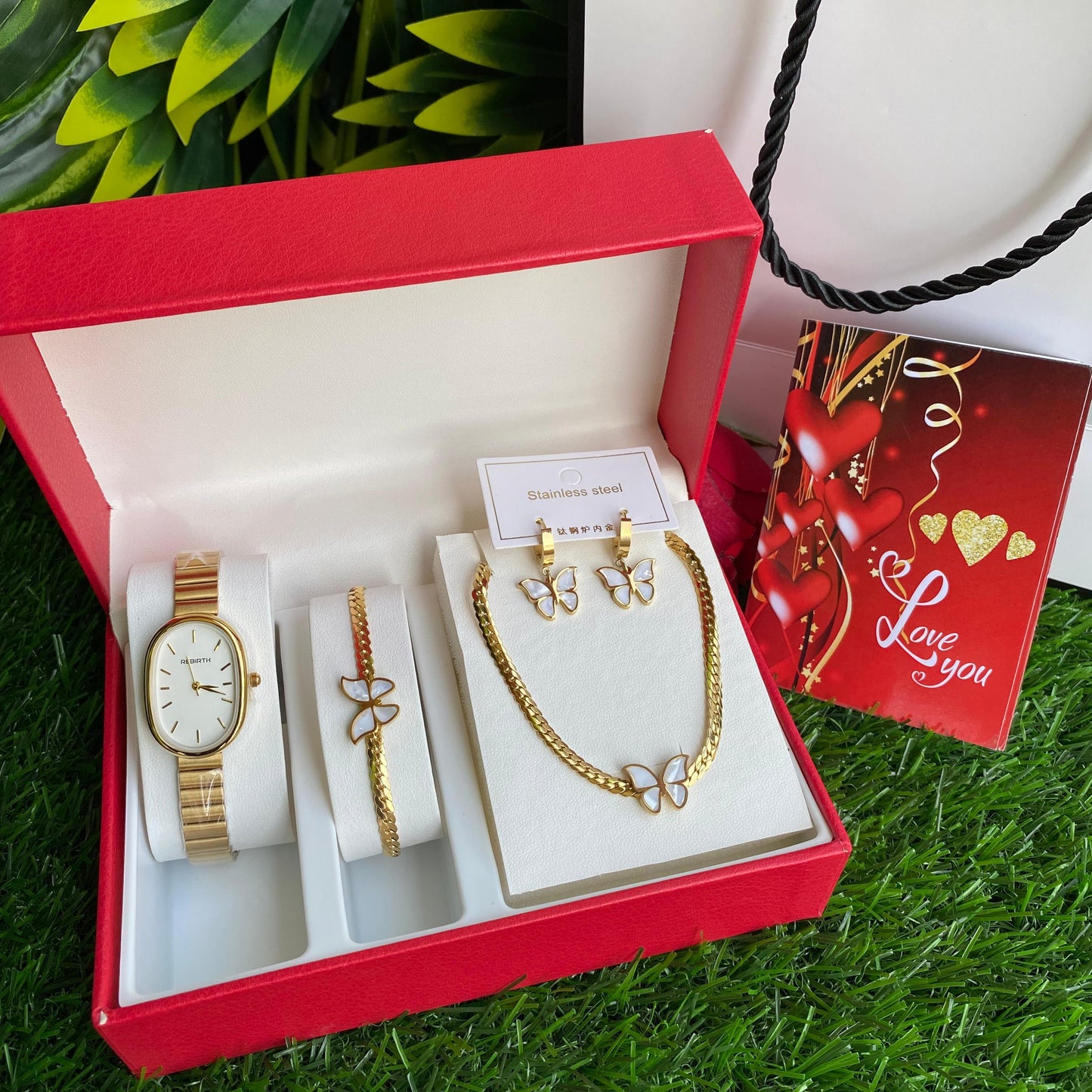 FANCY VALENTINES LADIES 4in 1 GIFT SET