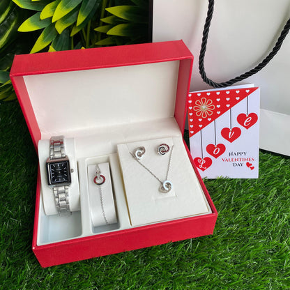 FANCY VALENTINES LADIES 4in 1 GIFT SET