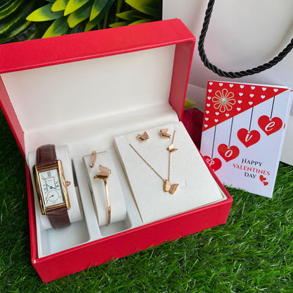 FANCY VALENTINES LADIES 4in 1 GIFT SET