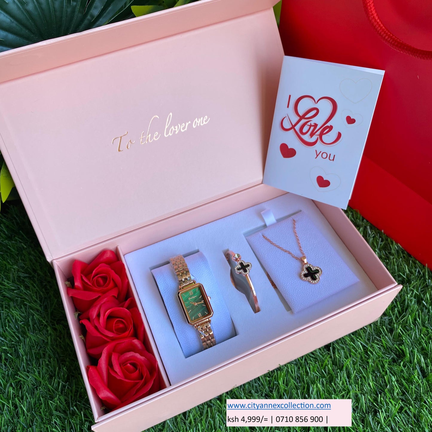 FANCY FLORAL VALENTINES LADIES GIFT SET