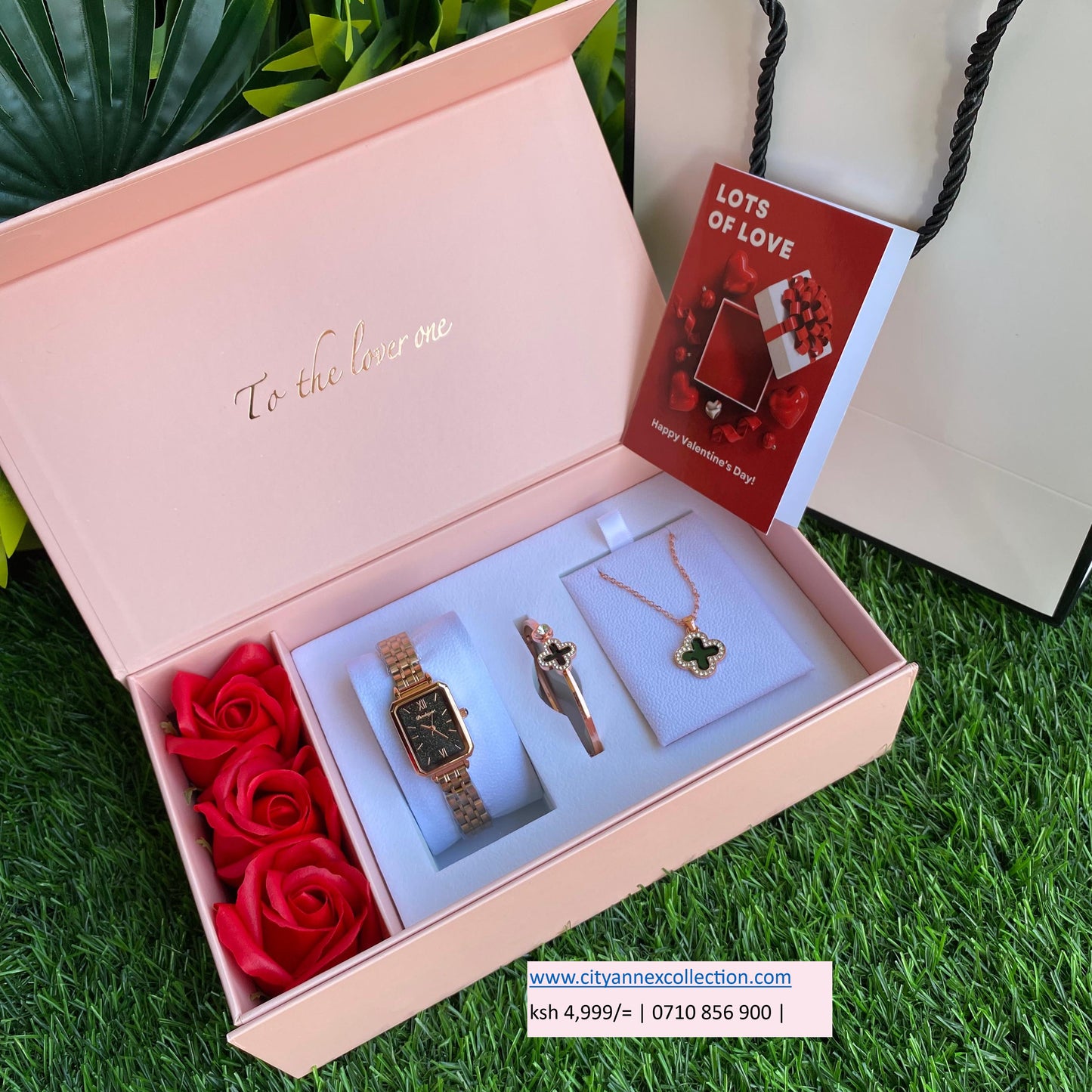 FANCY FLORAL VALENTINES LADIES GIFT SET