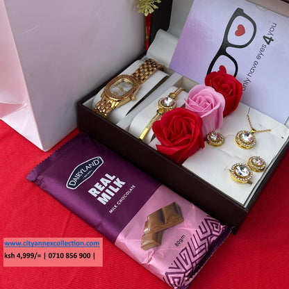 VALENTINES LADIES GIFT SET- Watch x Chocolate