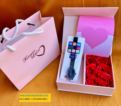Ladys Valentine’s Casio gift set