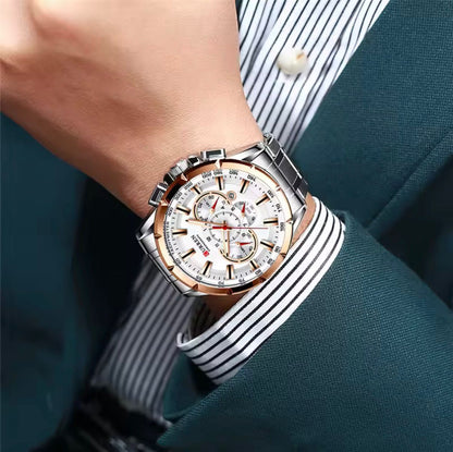 CURREN 8363 Quartz Movement Male Wrist Watch Luxury Men's Watches 30M Water Resistant Fashion Original Wristwatches for Men