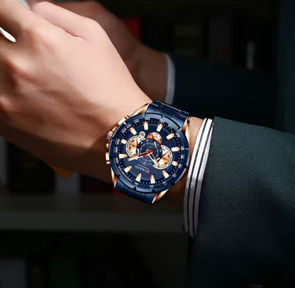 CURREN 8363 Quartz Movement Male Wrist Watch Luxury Men's Watches 30M Water Resistant Fashion Original Wristwatches for Men