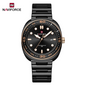 NAVIFORCE 9250 Luxury Men's Sport Watches Luxury Stainless Steel Strap 30M Waterproof Date Display Male Quartz Wristwatch