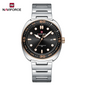 NAVIFORCE 9250 Luxury Men's Sport Watches Luxury Stainless Steel Strap 30M Waterproof Date Display Male Quartz Wristwatch
