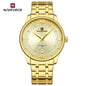 NAVIFORCE 9272 Men's Watch Classic Stainless Steel Strap 3ATM Waterproof Calendar Minimalist Dial Men's Watch