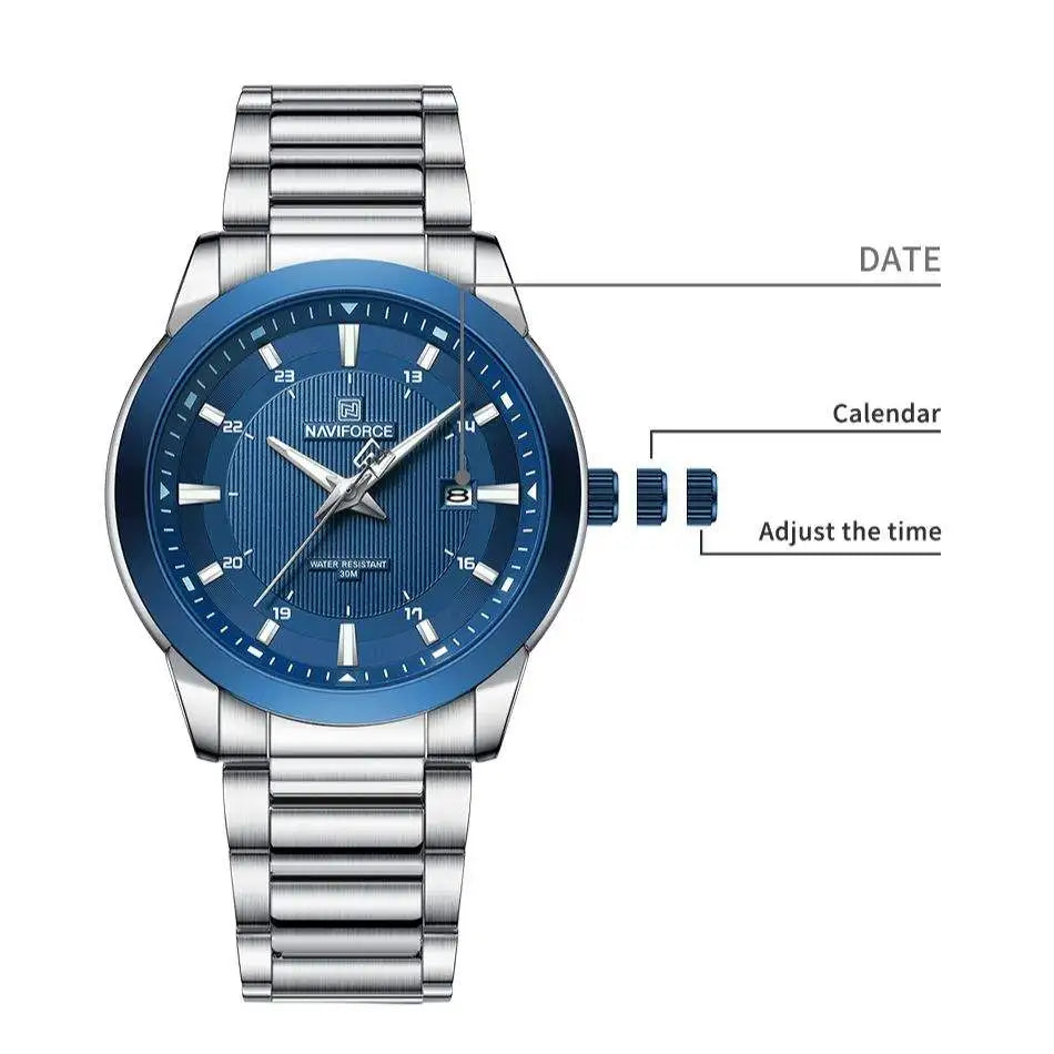 Naviforce Mens Watch Collections NF9255 NF9254 NF8029 NF9239 NF9243 Quartz Water Resistant
