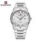 NAVIFORCE 9268 Man Watch Men's Top Brand Luxury Stainless Steel Business Quartz Watches Men Waterproof Luminous Date Wristwatch