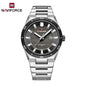NAVIFORCE 9268 Man Watch Men's Top Brand Luxury Stainless Steel Business Quartz Watches Men Waterproof Luminous Date Wristwatch