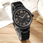 Curren 9004 Top Luxury Women Quartz Watches Crystal Design Roman Scale Stainless Steel Band Ladies Wristwatches