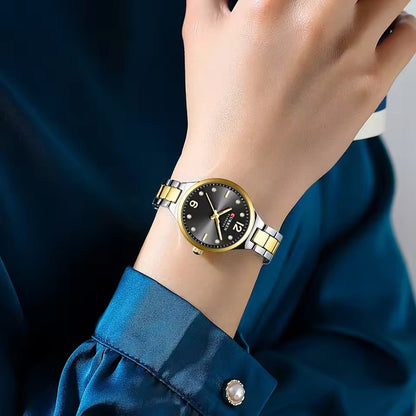 CURREN 9105 Luxury Women Bracelet Quartz Watches for Ladies Stainless Steel Girls Sports Dress Wrist Watch Clock