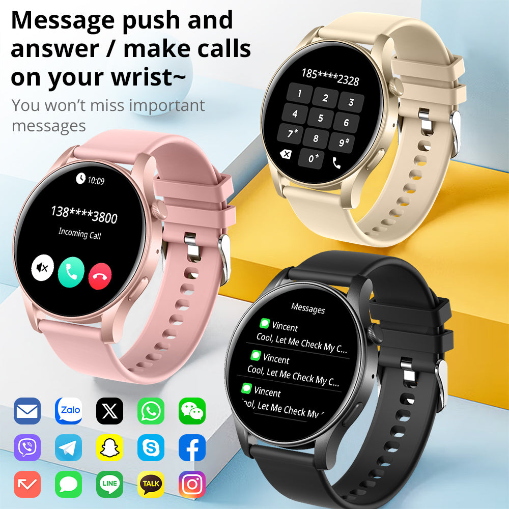 COLMI V73 Smartwatch for Men and Women AMOLED Display BT Call Health Fitness Tracking Waterproof IP67 Alarm Clock Chronograph