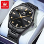 OLEVS 3621 Fashion Simple Multi-function Quartz Stainless Steel Mens Watches Watch Men Auto Date Waterproof Luminous Wristwatch