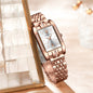 CRRJU 5026 Diamond Watches for Women Quality Quartz Wristwatch Lady Watch Stainless Steel for Girls