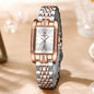 CRRJU 5026 Diamond Watches for Women Quality Quartz Wristwatch Lady Watch Stainless Steel for Girls