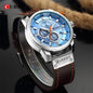 CURREN 8291 Top Brand Men Quartz Movement Wristwatches Fashion Casual Genuine Leather Band Alloy Case Auto Date Watch for Man