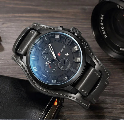 CURREN 8225 Men's Watches Top Brand Luxury Fashion & Casual Business Quartz Watch Date Waterproof Wristwatch