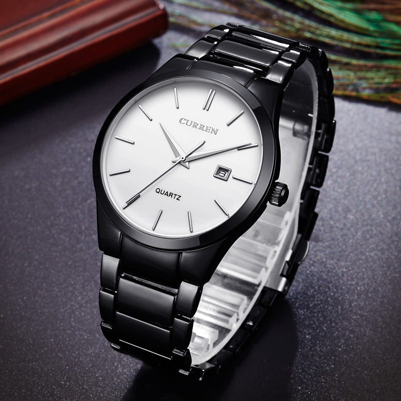 Hot Sell CURREN 8106 Watch for Men Fashion Sports Men's Watches with 3ATM Waterproof Date Luminous Hands Stainless Steel Strap