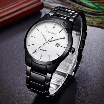 Hot Sell CURREN 8106 Watch for Men Fashion Sports Men's Watches with 3ATM Waterproof Date Luminous Hands Stainless Steel Strap