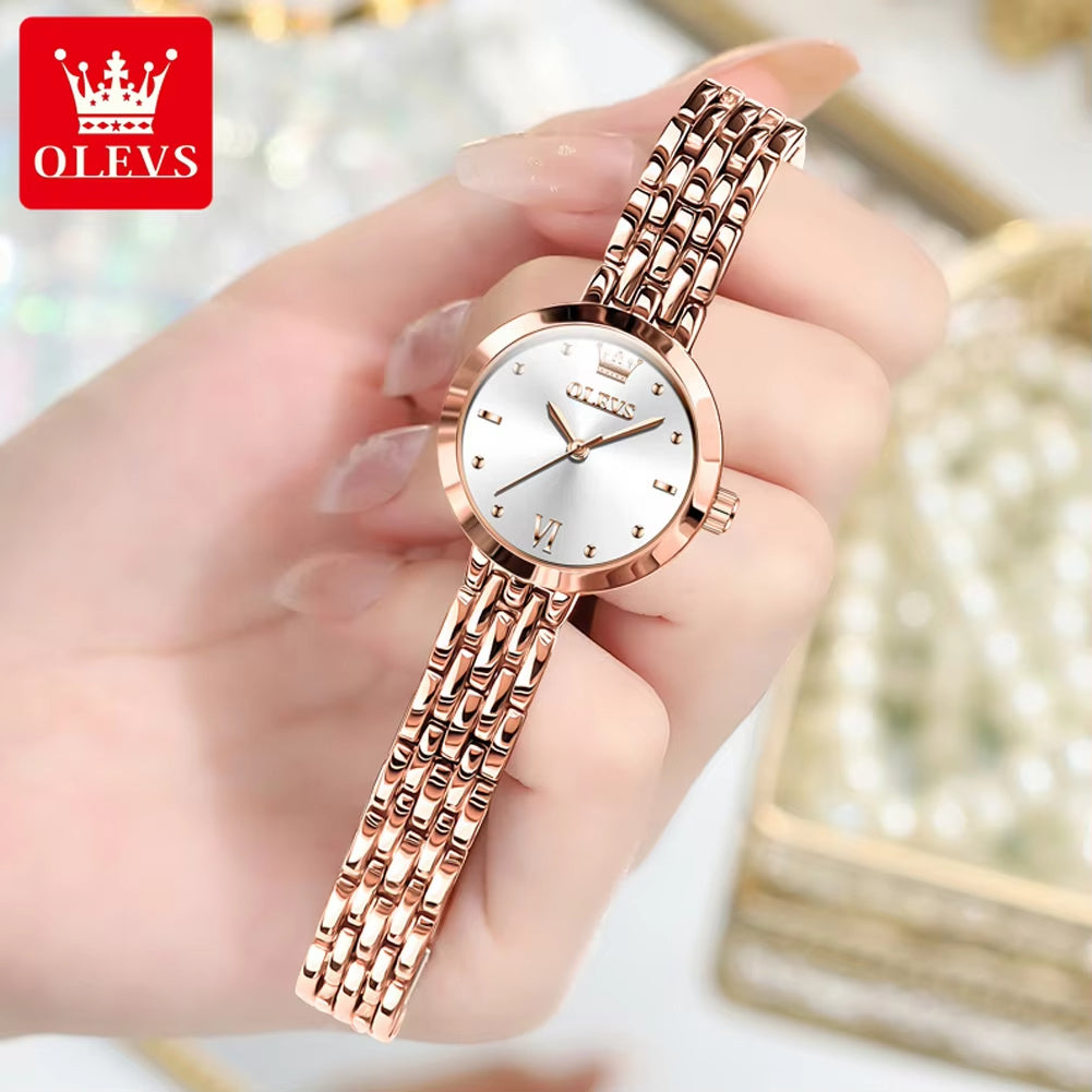 OLEVS 9992 Shiny Lady New Trendy Gold Women Luxury Sport Wrist Watch Diamond Jewelry Watches Design for Girls
