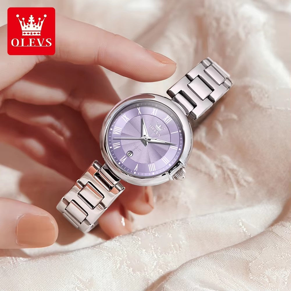 Hot Sale OLEVS 5608 New Women Watches Fashion Classic Fashion Waterproof Luminous Calendar Watch Elegant Quartz Women Watch 2026