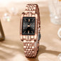 CRRJU 5026 Diamond Watches for Women Quality Quartz Wristwatch Lady Watch Stainless Steel for Girls