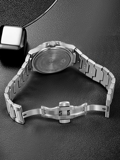 TOMI T301 Fashion Business Men's Quartz Watch Simple Zinc Alloy Strap Waterproof Casual Elegant Male Wristwatch Gift Watch Set