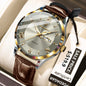 New Release Men Watches Poedagar 978 Luxury Leather Bracelet Luminous Waterproof Mens Quartz Watch for Men