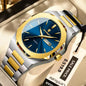 POEDAGAR 825 Men Luxury Stainless Steel Quartz Watches