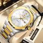 POEDAGAR 825 Men Luxury Stainless Steel Quartz Watches